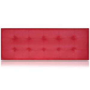Cabeceros artemisa tapizado polipiel rojo 220x55 de sonnomattress