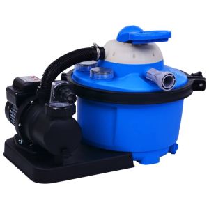 Bomba de filtro de areia vidaxl com temporizador 450 w 25 l