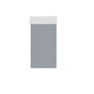 Cortina de porta transparente de fio PVC / 120 x 220