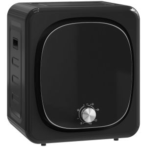 Máquina de secar roupa de exaustão 48x40x56 cm aço inoxidável, abs Homcom