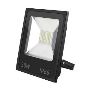 Projetor LED dacita smd 50w 6500k preto 4500lm 120º ip66 28,5x24x5,5 cm