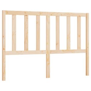 vidaXL cabecero de cama madera maciza de pino 126x4x100 cm