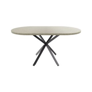 Marui small - mesa de jantar 150x90 cm em madeira texturizada kiso