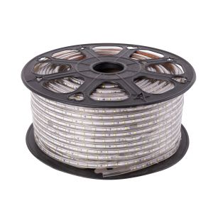 Faixa de 60 LEDs/m 480w 24.000lm 2700ºk smd3528 220vac ip65 x100m 40.000h