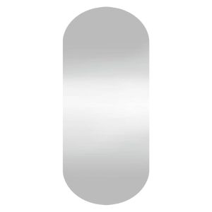 vidaXL espejo de pared vidrio ovalado 35x80 cm