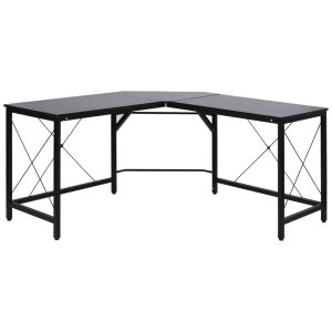 Secretária em forma de l 150x150x76 cm Homcom, escritório - secretárias