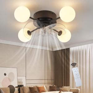 Nettlife ventilador de teto com luz g9 multicolor 50x50