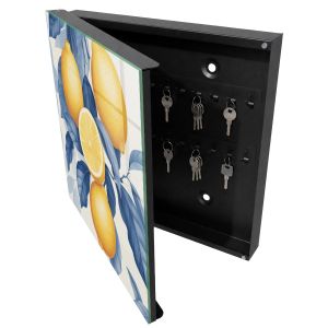 Caixa para chaves decorativa 30x30x5, abertura à esquerda tulup