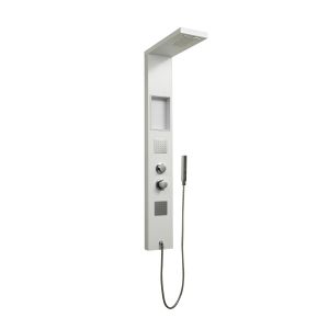 Coluna de hidromassagem em alumínio. Modelo a-851 branco