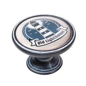 Puxador de óxido em picleto de botão 37mm, lote de 12