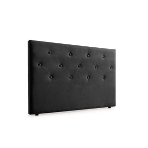 Cabeceira estofada victoria aqualine 100x115x12 cm - chocolate - moonia