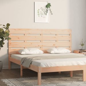 Cabeceira de cama 180x3x80 cm madeira de pinho maciça
