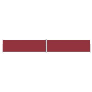 Toldo lateral retrátil 180x1200 cm vermelho