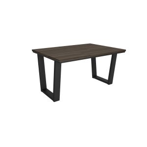 Mesa sala de jantar, 140x90x74cm, carvalho escuro rf3801