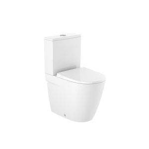 Sanita completa ona compact rimless com assento e tampa amortecida roca