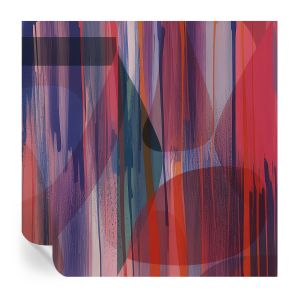 Papel de parede vinílico listras do arco-íris 250x250 tulup