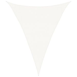 vidaXL toldo de vela hdpe blanco 160 g/m² 3x4x4 m