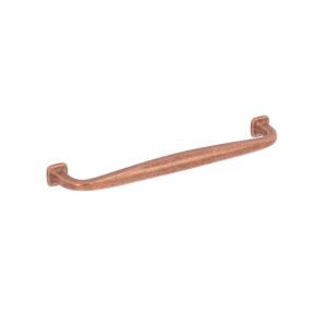 Puxador rústico para móveis, zamac, 160 mm entre furos