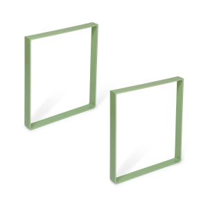 Rei | conjunto de 2 pés para mesas estilo industrial | 350x40x385mm | feito