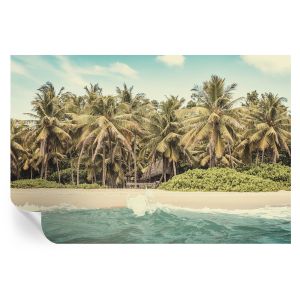 Papel parede adesivo praia tropical 104x152 tulup