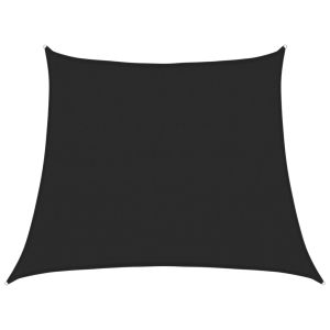 vidaXL toldo de vela negro hdpe 160 g/m² 3/4x3 m
