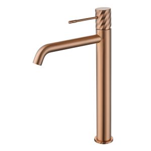 Misturador de lavatório alto bless ouro rosa escovado [ imex® ]