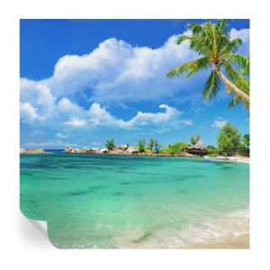 Papel de parede vinílico paraíso tropical 250x250 tulup
