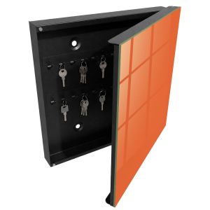 Organizador de chaves de parede 30x30x5, abertura à direita tulup