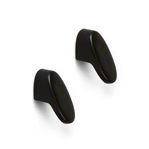 Rei | 2 puxadores de móveis modelo 750 em preto fosco