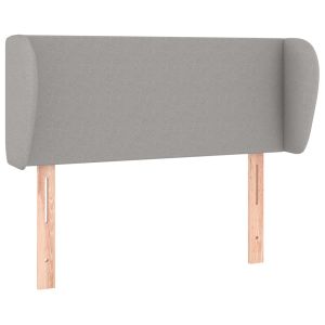 vidaXL cabecero de tela gris claro 103x23x78/88 cm