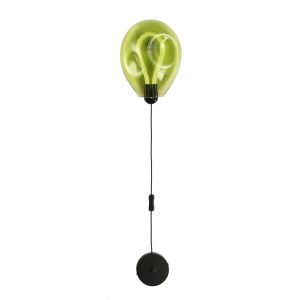 Aplique globo vidro colorido 8w LED