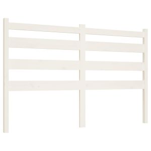 vidaXL cabecero de cama madera maciza de pino blanco 206x4x100 cm