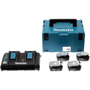 Pack 4 baterias 5ah + carregador - makpac