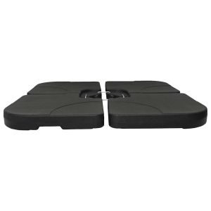 Base de guarda-sol portátil areia/água 60 l
