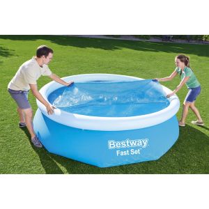 Cobertura solar para piscina removível Bestway ø289 cm redonda