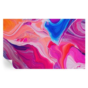 Papel de parede vinílico ondas líquidas 416x254 tulup