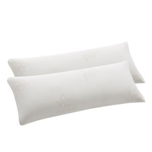Pack de 2 almofadas viscoelásticas em flocos aloé 75cm donegal collections