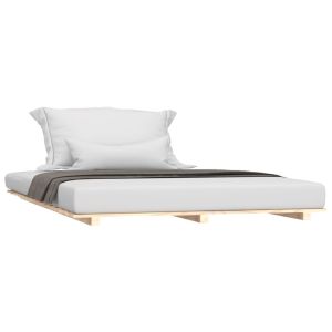 vidaXL estructura de cama madera maciza de pino 120x200 cm