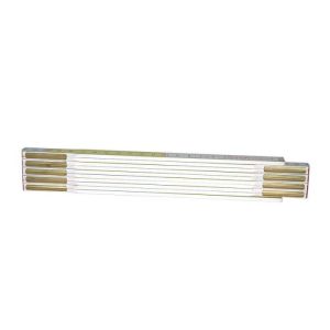 Fita métrica stanley madeira - branco e amarelo - 2 m x 15 mm - 0-35-458