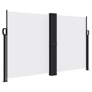 Toldo lateral retrátil 140x1000 cm branco