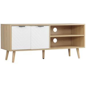 Móvel de tv 110x39x48,8cm color marrón Homcom