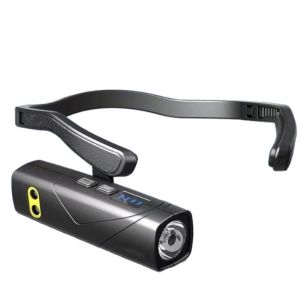 Lanterna LED 1000 lúmens 5 modos luz branca vermelha sensor recarregável