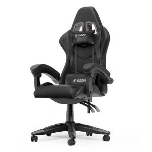 Cadeira de jogos a, cadeira ergonómica com apoio - preto/cinza