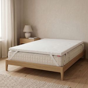 Topper 135x190cm pikolin home visco 7cm transpirável lavável
