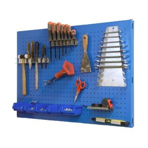 Painel de organização de ferramentas 'click panel kit' azul 1200 x 600 mm
