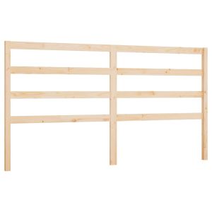 vidaXL cabecero de cama madera maciza de pino 206x4x100 cm