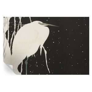 Papel de parede vinílico pássaro de inverno 104x152 tulup