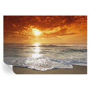 Papel de parede vinílico ondas do oceano 208x146 tulup