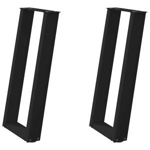 Pés de mesa console - helloshop26 - lote de 2 - aço termolacado - inclinado
