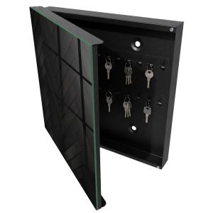 Caixa para chaves moderna 30x30x5, abertura à esquerda tulup